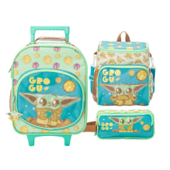 Pack Escolar Maleta Baby Yoda Star Wars Niño Nido