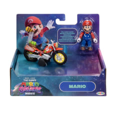 Figura Coleccionable Super Mario Galaxy Mario Bros con su Moto 6 cm Nintendo