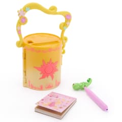 Farol Linterna Rapunzel Enredados con luz cuaderno y lapicero