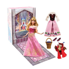 Muñeca Disney Store Aurora La Bella Durmiente con ropa y accesorios