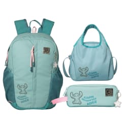Pack Escolar Mochila Stitch Juvenil