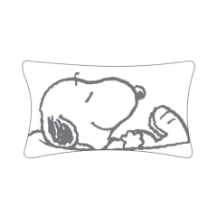 Cojin Decorativo Snoopy Blanco 27x42 cm