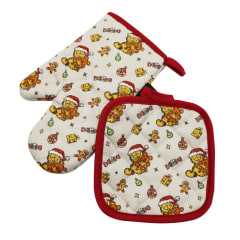 Guante y Toma Olla de Cocina Niño Garfield