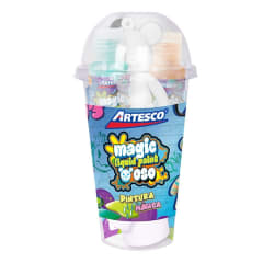 Pack Creativo Artesco Magic Liquid Paint Oso