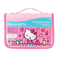 Cartuchera Artesco Hello Kitty con 24 Plumones