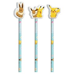 Set Escolar de Lapices Pokemon x3