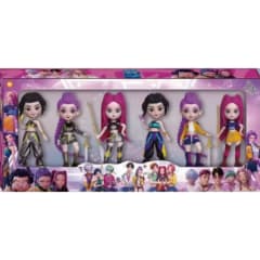 Set de Figuras Guerreras Kpop Demon Hunters x6