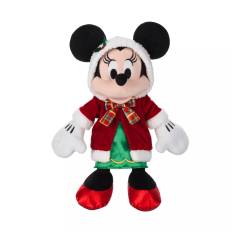 Peluche Mediano Disney Store Minnie Mouse Navidad 2024