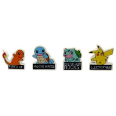 Set Escolar de borradores X4 Pokemon