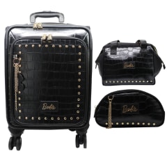 Pack Escolar Maleta Barbie Negro Oficio
