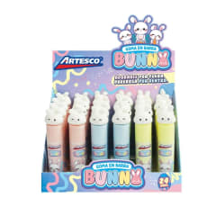 Goma en Barra Artesco Bunny Conejito Sticky 9g 1 Unidad Diseño Aleatorio