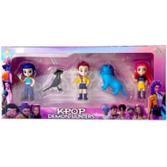 Set de Figuras Guerreras Kpop Demon Hunters x5