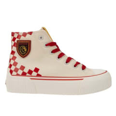 Zapatillas Urbanas Botin Mujer Harry Potter Gryffindor Blanco