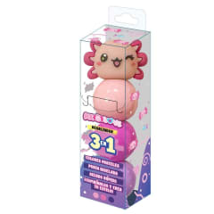 Resaltador Pastel Artesco Axolove Ajolote 3 en 1