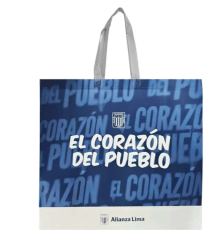 Bolsa Reutilizable Alianza Lima 39 x 44 x 18 cm