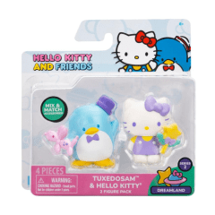 Pack x 2 figuras Hello Kitty y Tuxedosam