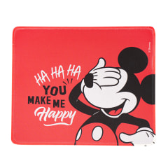 Mouse Pad Desk Mickey Mouse Disney Neopreno Antideslizante 24x20 CM Rojo