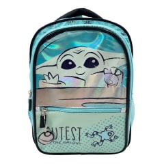 Mochila Nido Baby Yoda Grogu Star Wars Celeste