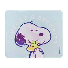 Mouse Pad Desk Snoopy Celeste Neopreno Antideslizante 24x20 CM