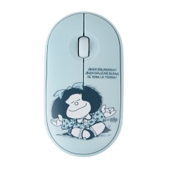 Mouse Inalambrico Mafalda Azul