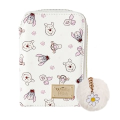 Tarjetero Mujer Monedero Deluxe Winnie Pooh Disney Blanco