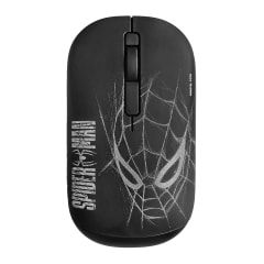 Mouse Inalambrico Spiderman Marvel Negro