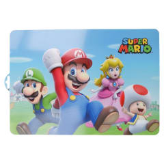 Individual Escolar Mario Bros  43x29 cm