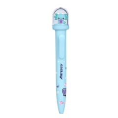 Lapicero Artesco Semi Gel Axolove Ajolote Azul Turquesa