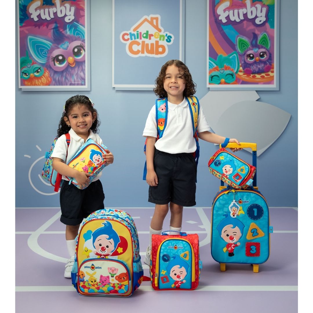 Pack Escolar Mochila Plim Plim y amigos8