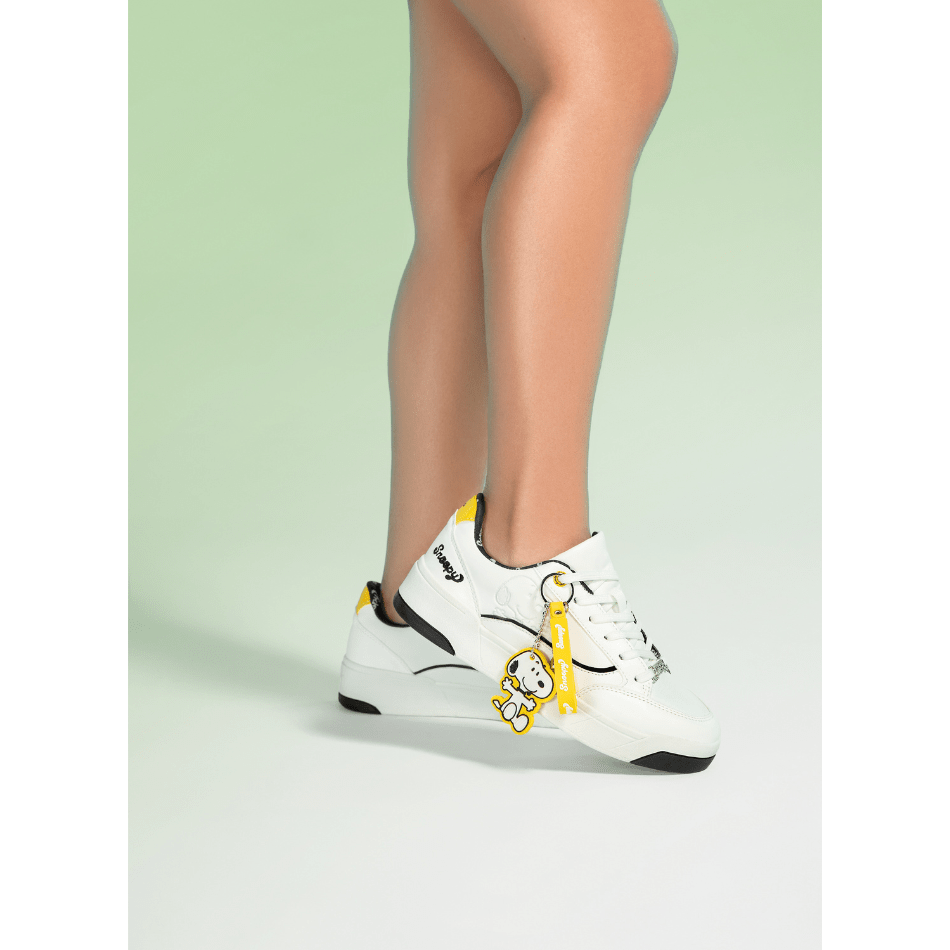 Zapatillas Urbanas Blancas Mujer Snoopy5