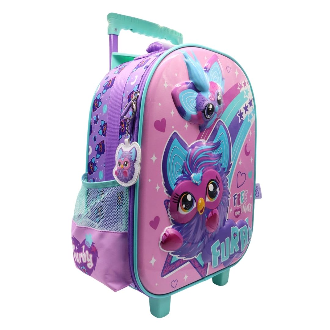 Pack Escolar Maleta Furby Lila Oficio2
