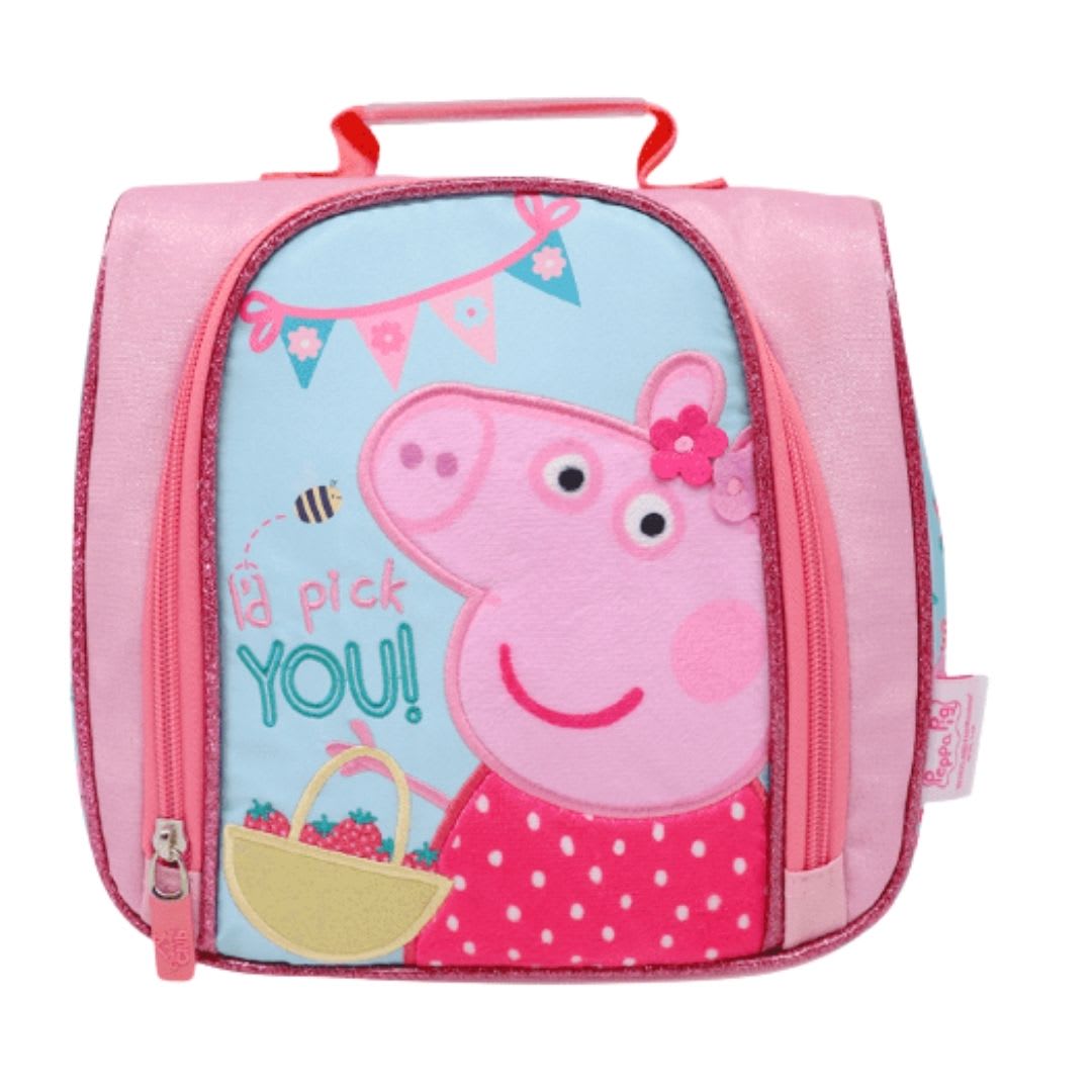 Maleta Nido + Lonchera + Cartuchera  Peppa Pig Fresitas3