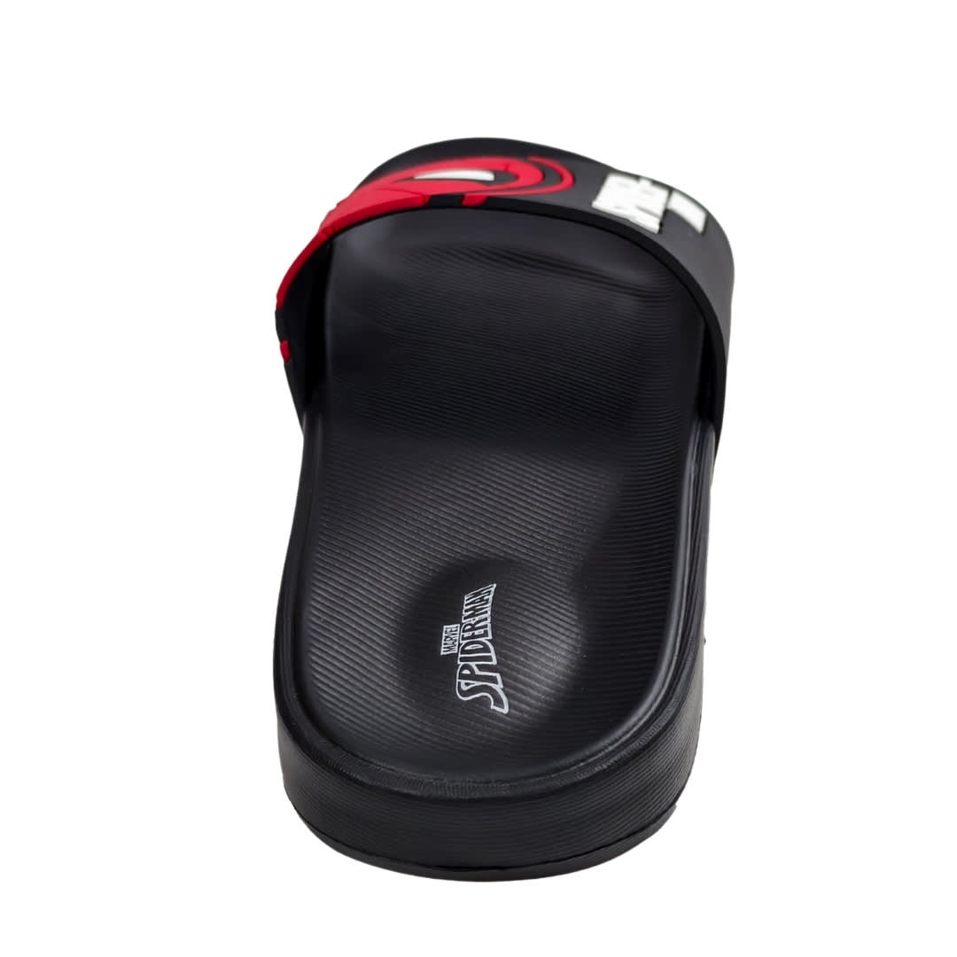 Sandalias Hombre Playeras Spiderman Negro3