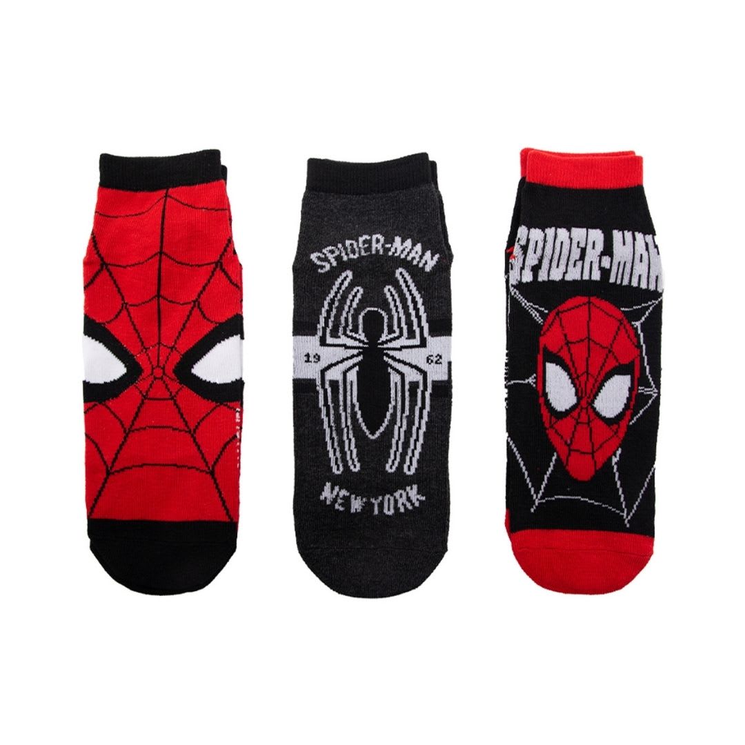 Medias Antideslizante Disney Spiderman Tripack 0