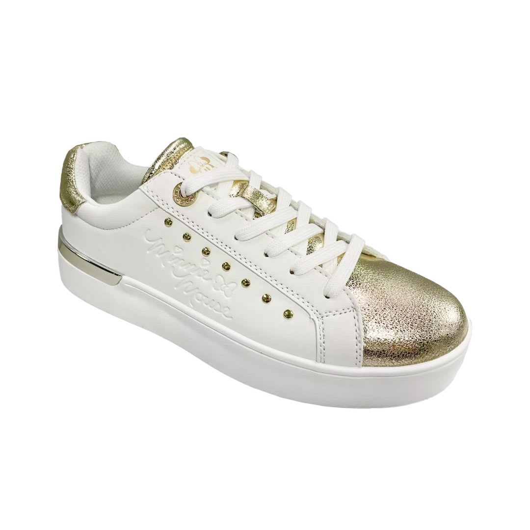 Zapatillas Mujer Minnie Mouse Dorado3