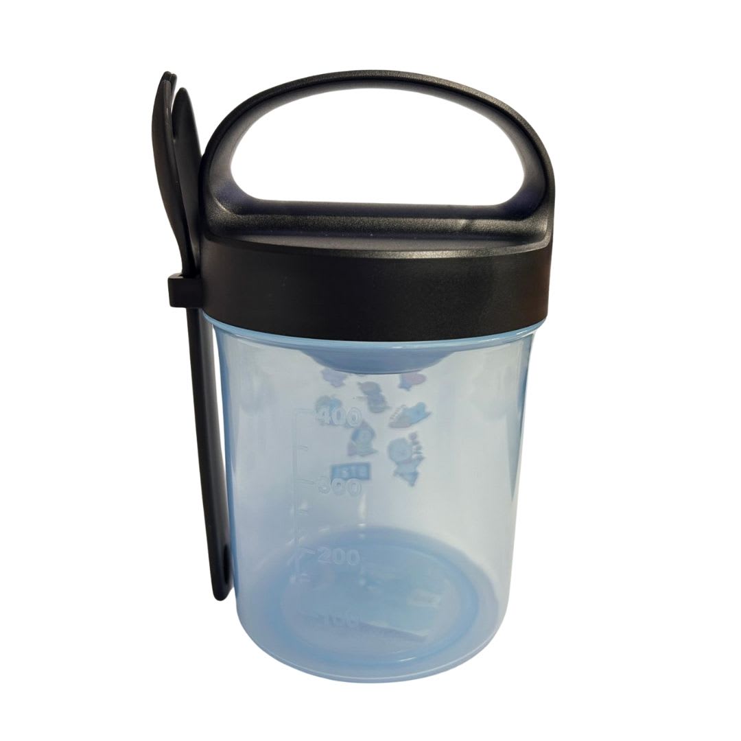 Taper con Cuchara Escolar BT21BTS Kpop Kawai 560 ML2