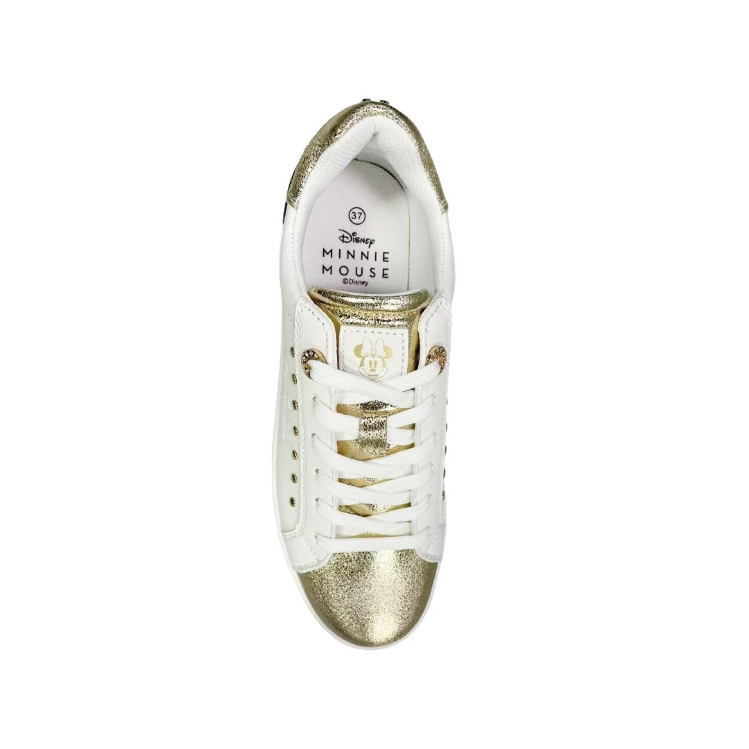 Zapatillas Mujer Minnie Mouse Dorado4
