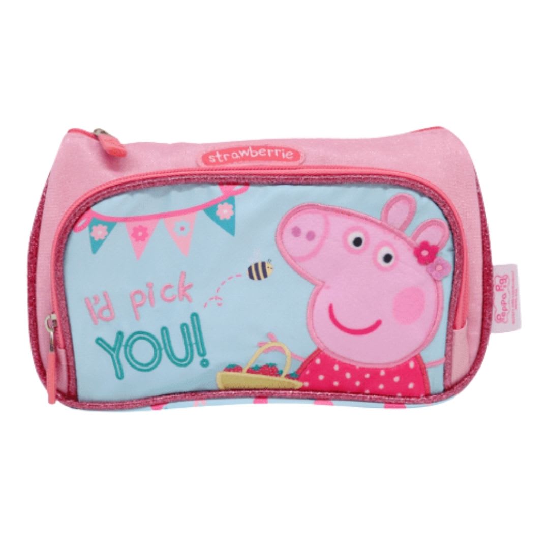 Maleta Nido + Lonchera + Cartuchera  Peppa Pig Fresitas4