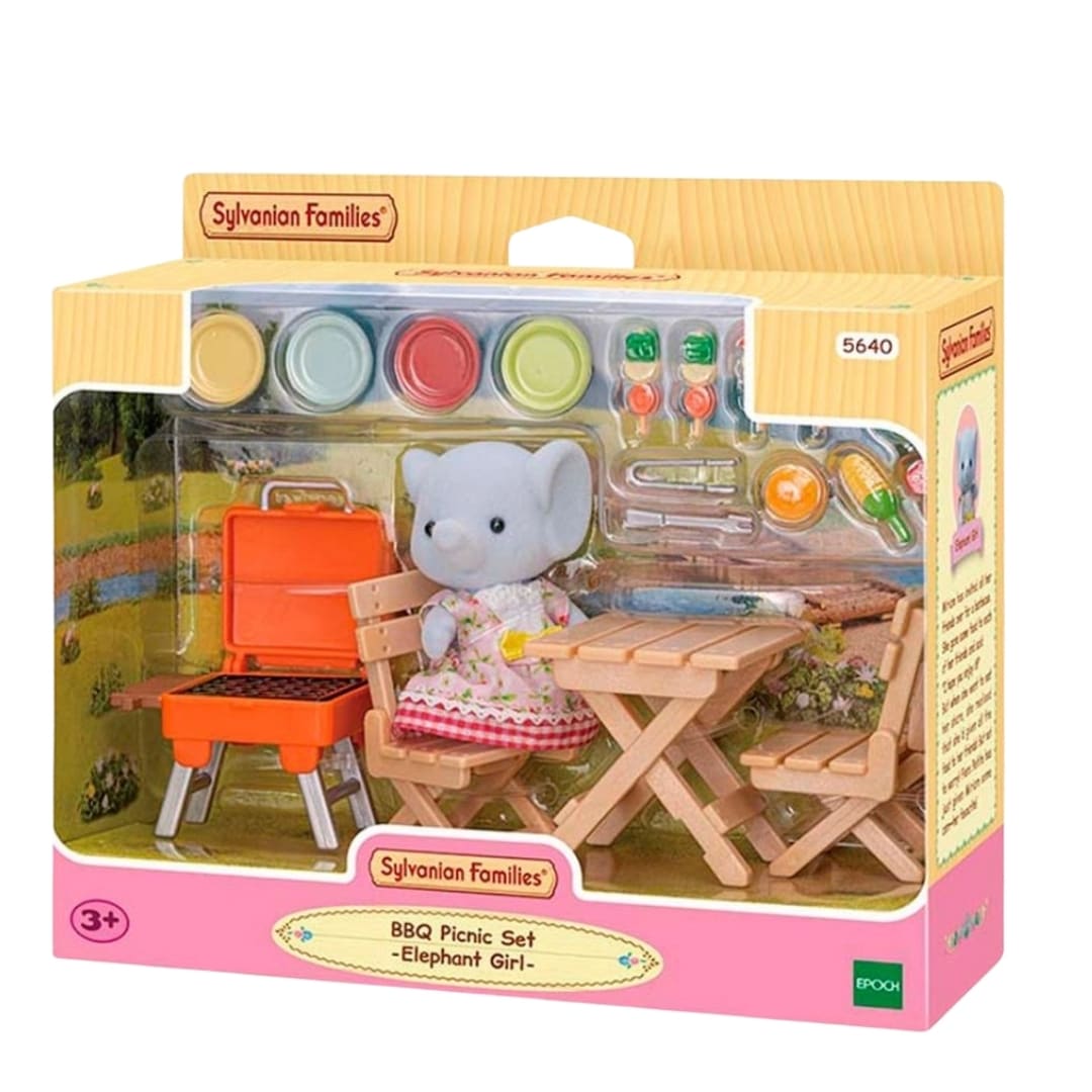 Juguete Sylvanian Ternurines Set de Parrilla de Miriam Elefante 0