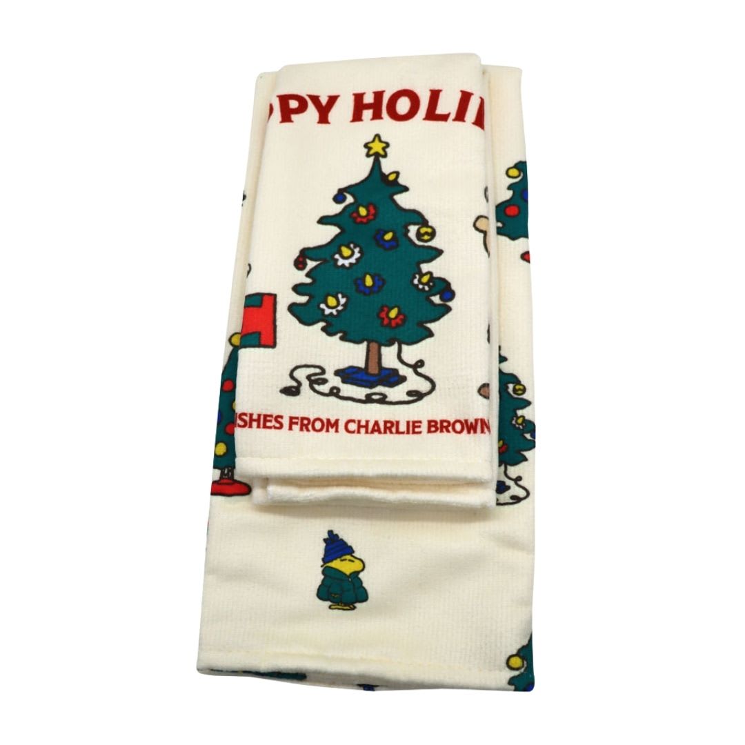 Set de Toallas Navidad Snoopy x2 Modelo 2 0