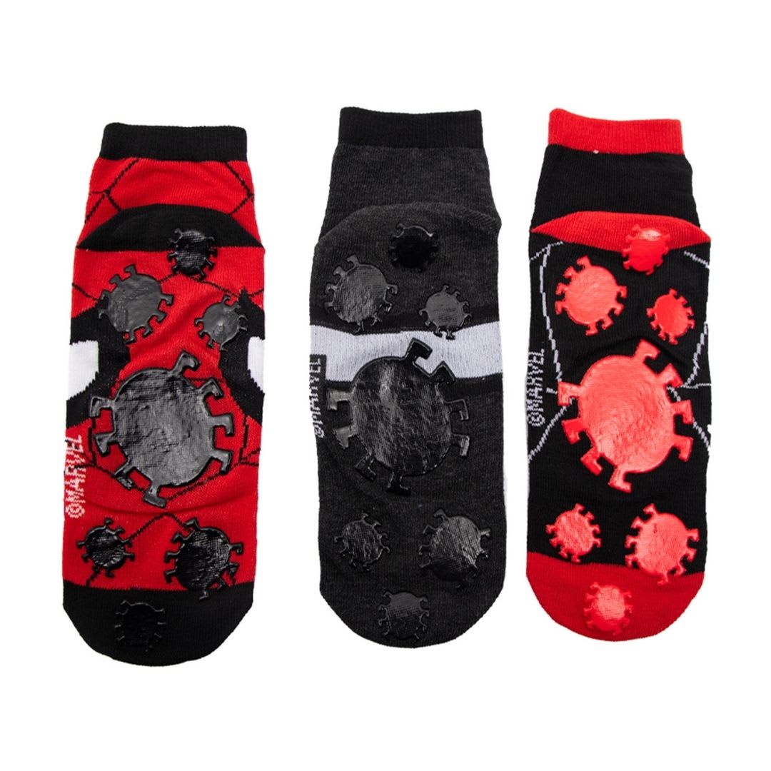 Medias Antideslizante Disney Spiderman Tripack3