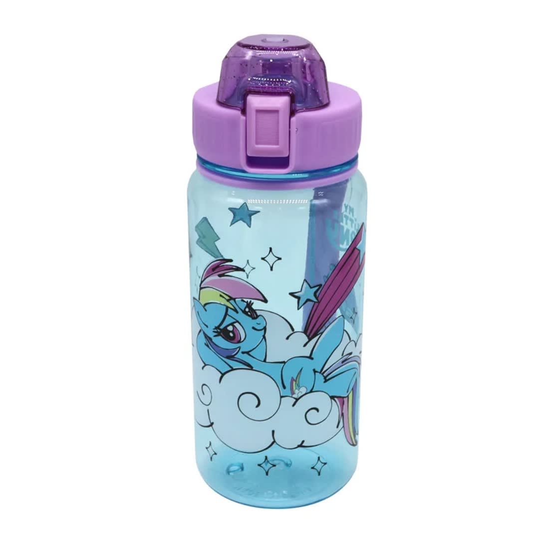 Tomatodo Escolar Botella Con Cañita My Little Pony 500 ML 0