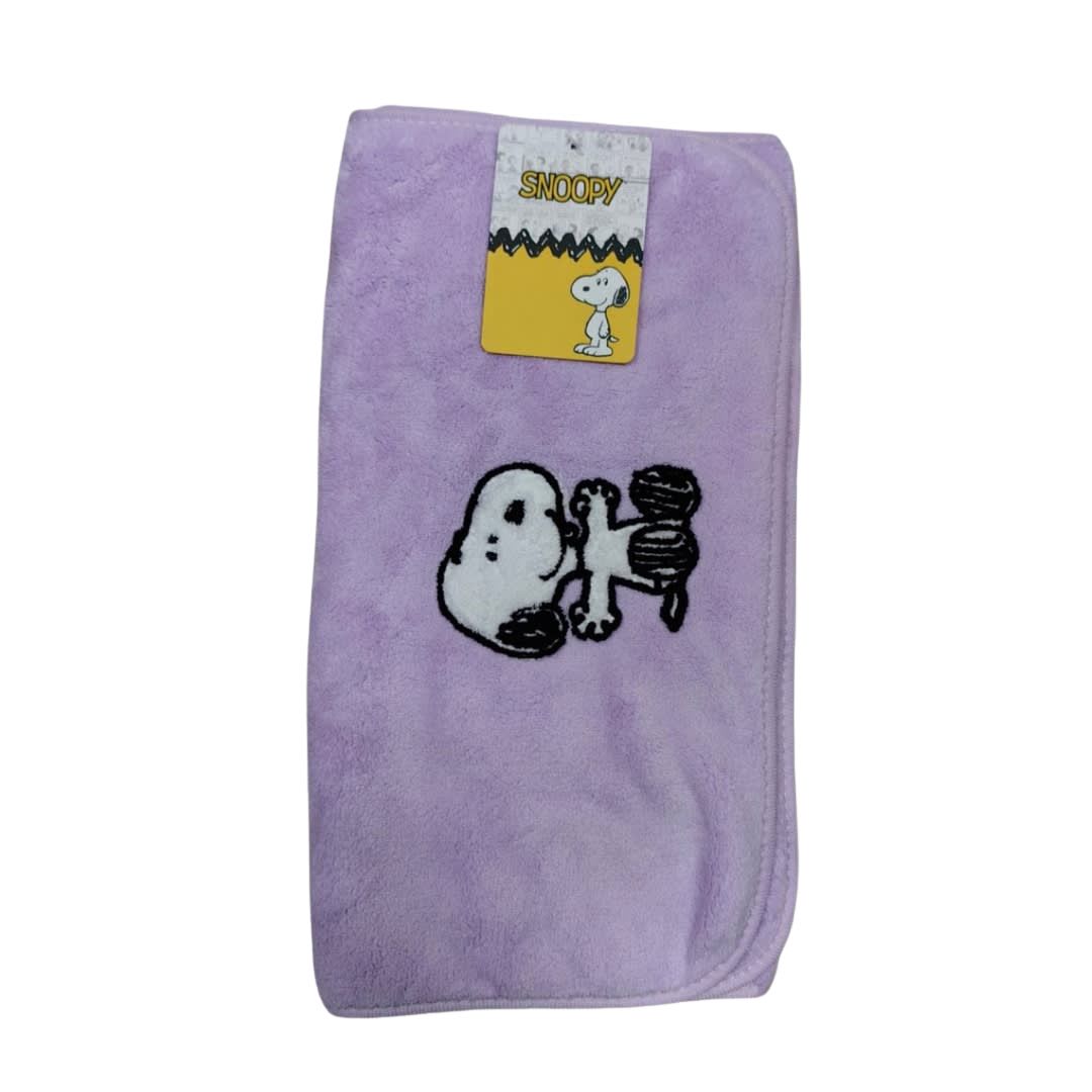 Tripack Toallas de Mano Snoopy Celeste + Lila + Rosado2