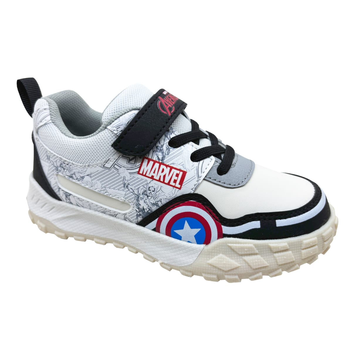 Zapatillas Niño Casual Capitan America Marvel Avengers Blanco2