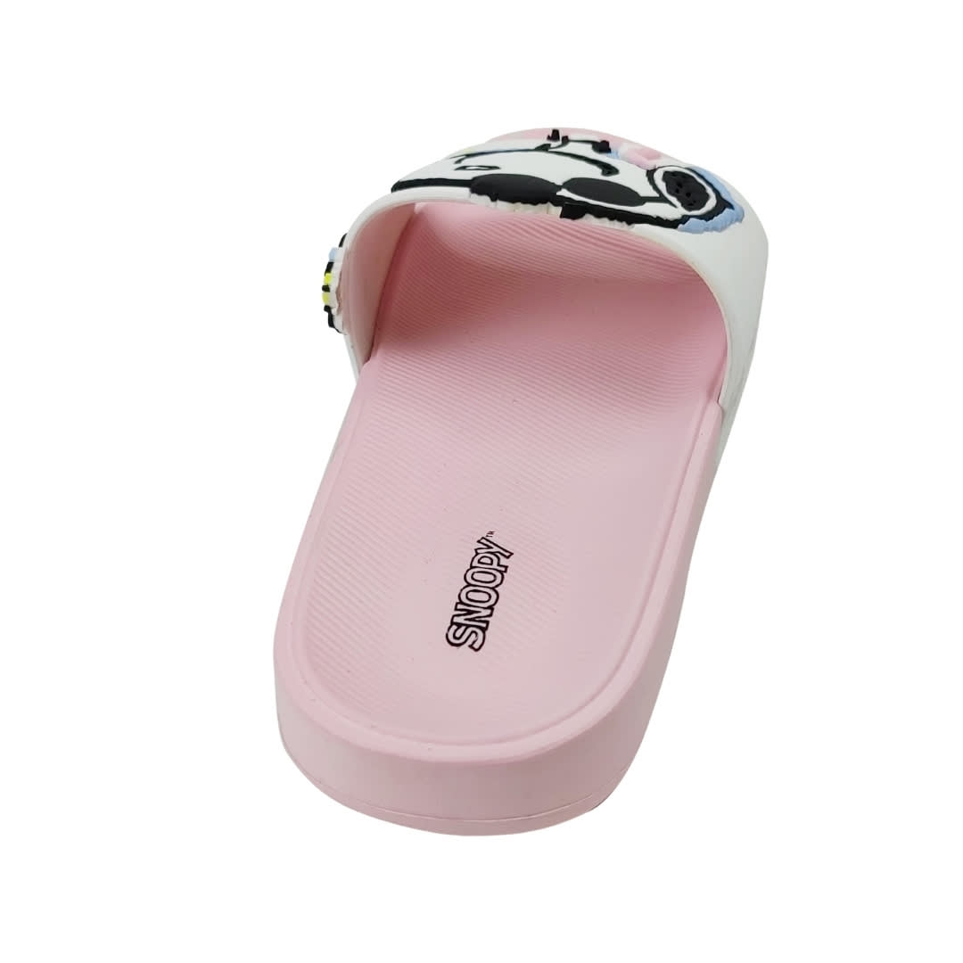 Sandalias Mujer Playeras Snoopy Rosado3