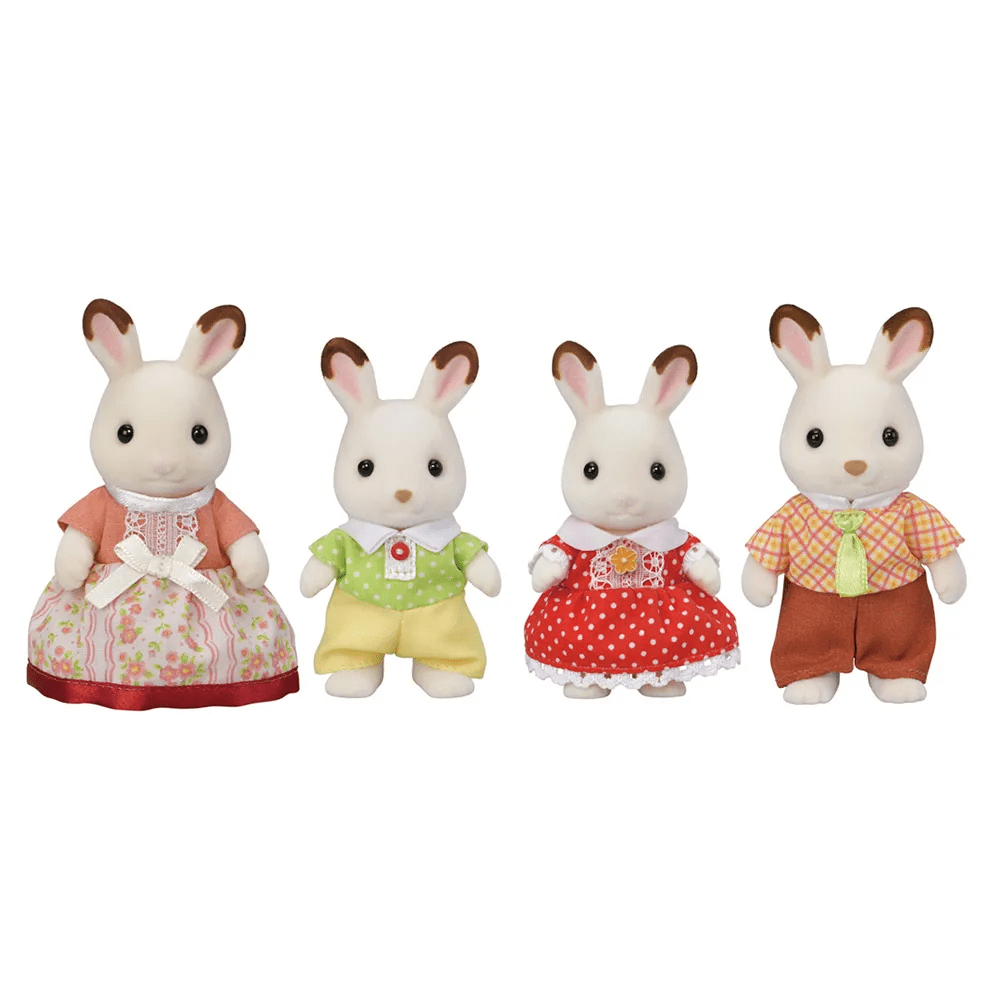 Juguete Sylvanian Ternurines Set Familia Conejos de Leche2