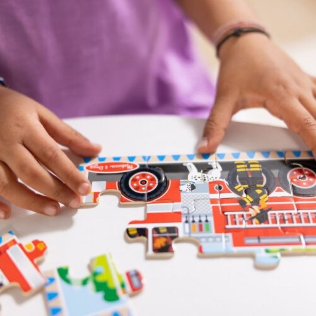 Rompecabezas Puzzles Didactico Vehiculos de Madera en Caja 4 en 1 Melissa & Doug5