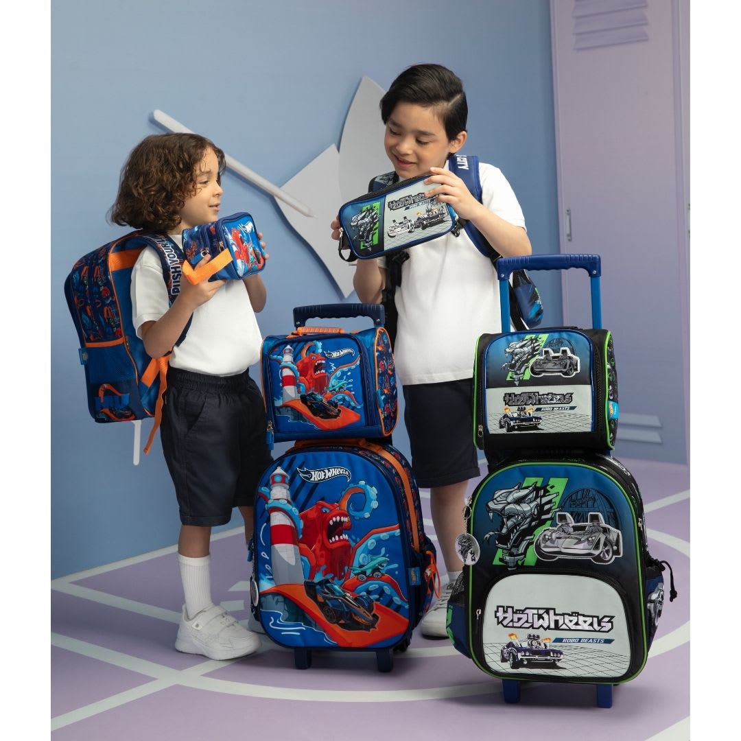 Pack Escolar Maleta Hot Wheels Calamar Oficio8