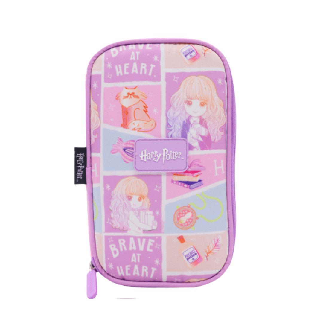 Mochila Oficio + Lonchera + Cartuchera Harry Potter Hermione Rosada4