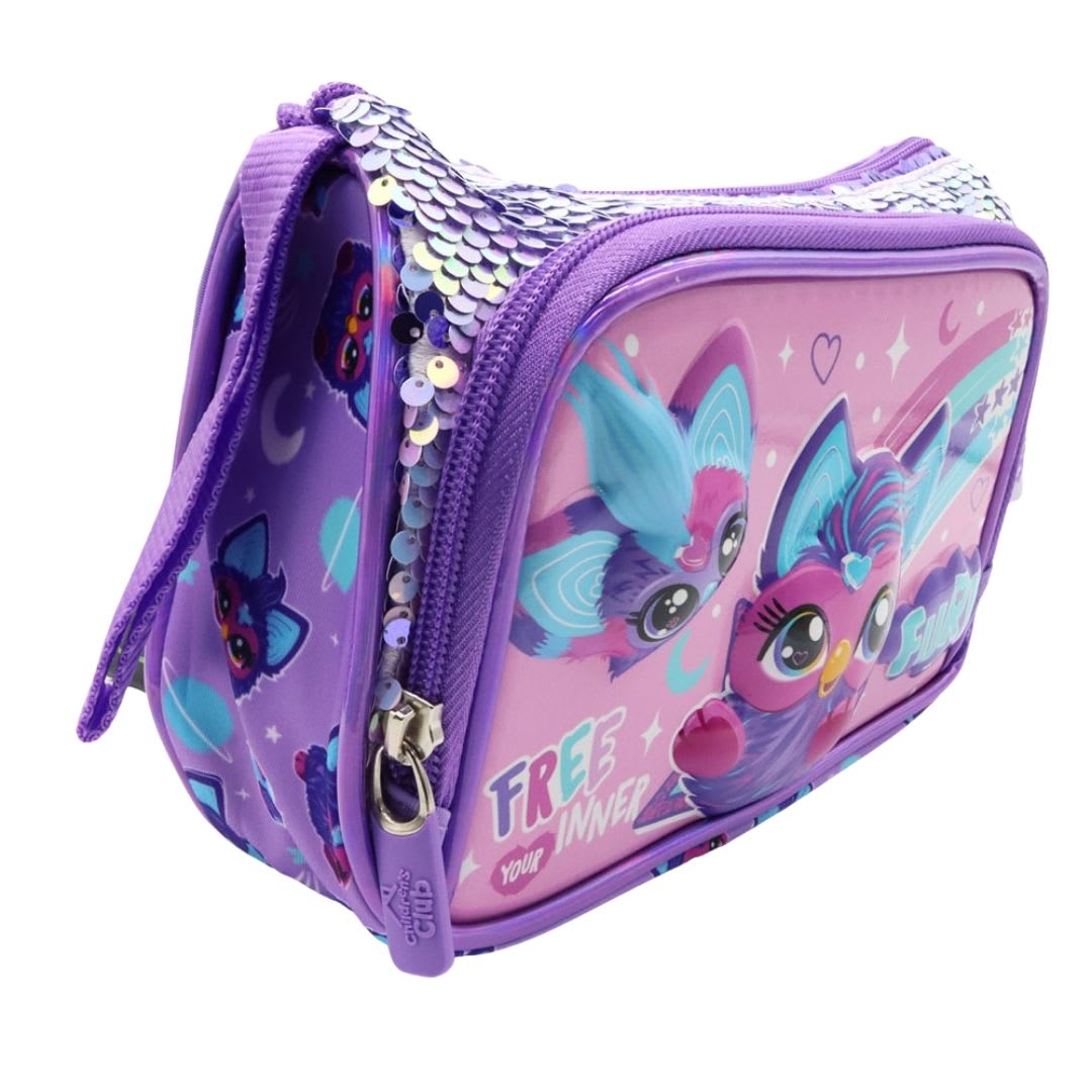 Pack Escolar Mochila Furby Lila Oficio6